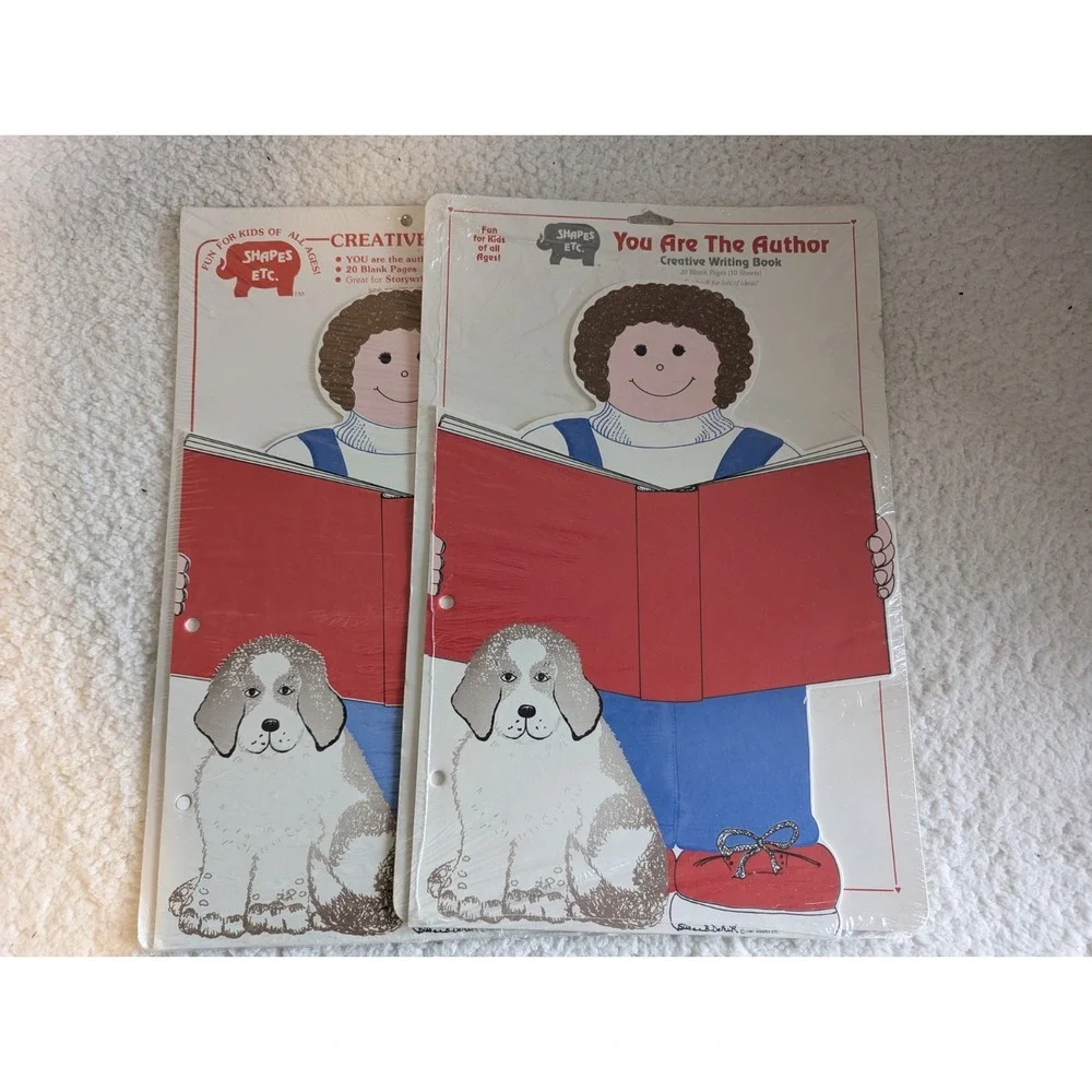 1987 Vintage Creative Writing Activity Book . Create‎ Your Book Lot Of 2